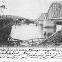 1875 Bro I Vännäsby Järn & landsvägsbron över Vindelälven