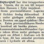 1900 Difteri III Epedemi