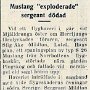 1950 Sergeant Mildton Vännäs däd i flyhaveri